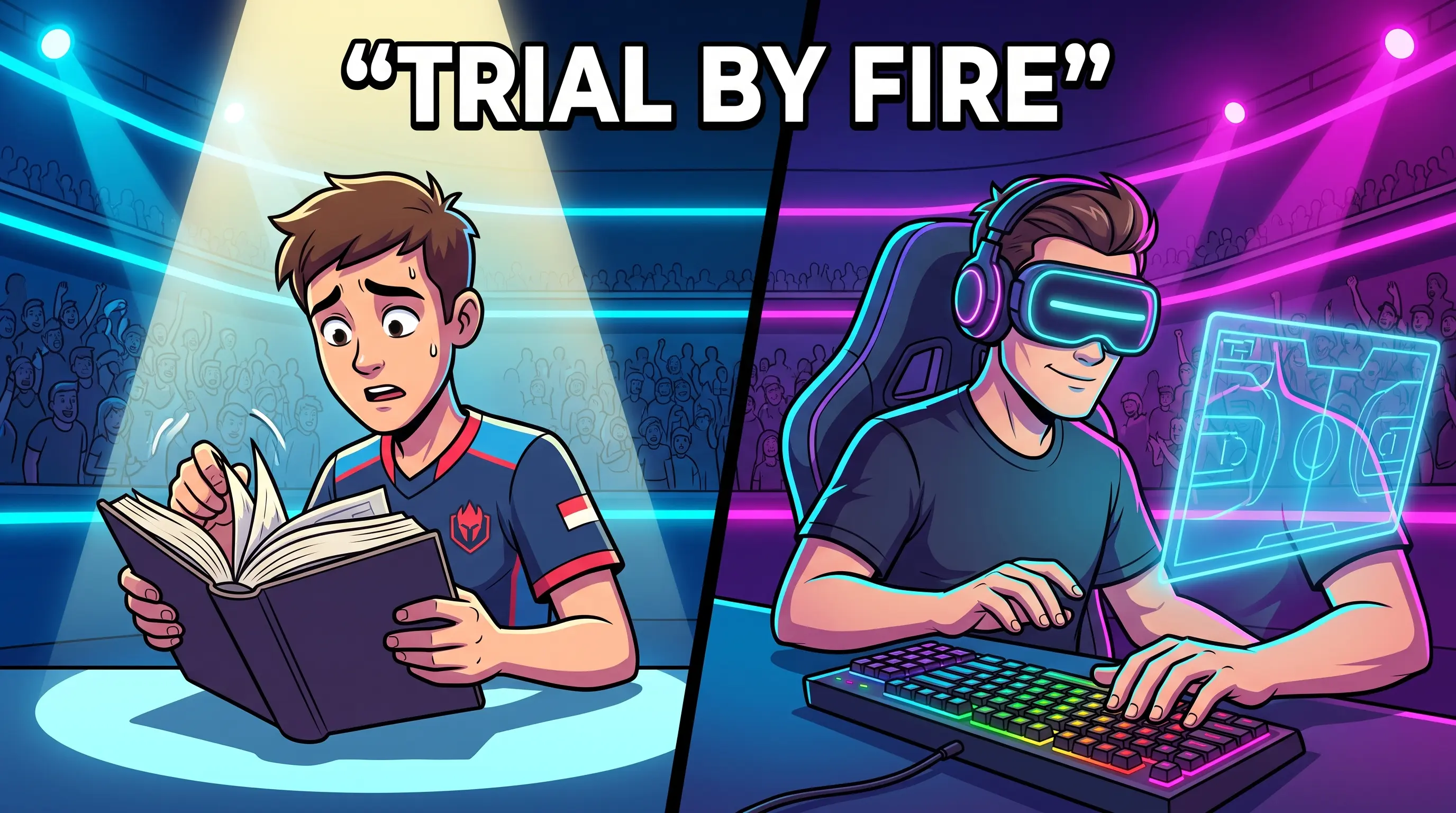 Supervised vs. Reinforcement Learning: Trial by Fire - Why memorizing past answers fails in dynamic games, and why real intelligence requires learning through consequences.